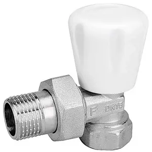 Angled radiator valve FERRO ZG5Y 1/2" — thermostatic connection for heating radiators