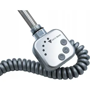 Electric Heater Varioterm model GVT600W/02 600W with Built-in Thermostat, Chromed Finish