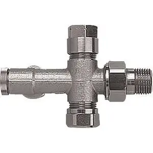 Herz bypass body for two-pipe heating system model 1718914