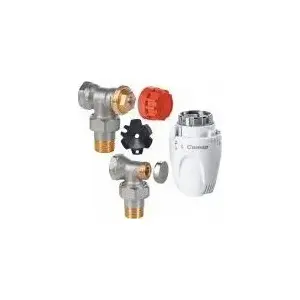 Термостатический комплект для радиатора Comap 3808W5428, угловой 1/2"
