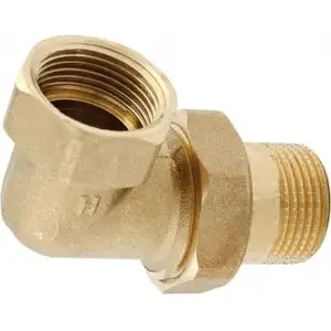 Brass angled union with O-ring DN25 Hydroland SR.K25