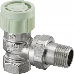 Angle radiator valve Oventrop RFV9 DN15 left-hand, connection K (1185004)