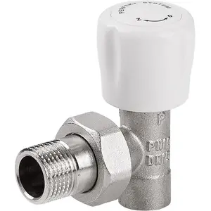 Radiator supply angled valve Perfexim PHA-032/L G1/2×15 for soldering, model 20-032-0100-200