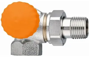 Thermostatic angle valve 90° kfa² 1/2" male x 3/4" male Eurocone left