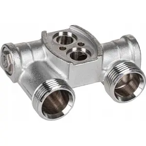 Angled bottom connection valve for radiators FONDITAL IT Blitz/Calidor/Extrathermserir (model 520215M)