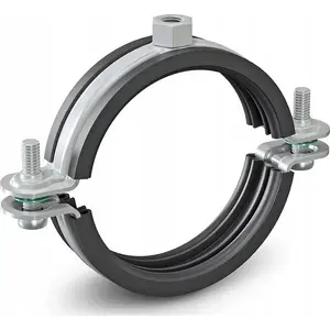 Mounting Bracket Niczuk HOBBY single with rubber 3/8" for 16–20 mm pipes