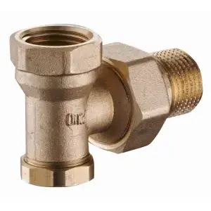Angle radiator valve kfa² 1/2" model 751-100-07