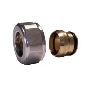 Caurules savienojums SCHLOSSER M22x1,5 x 15 mm iekšējā vītne, balts