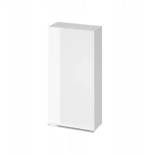 Wall Cabinet CERSANIT Virgo 40 cm S522-039, white, chrome handle, preassembled