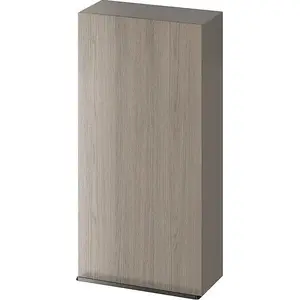 Wall Cabinet CERSANIT Virgo 40 cm, grey body, black handle, model S522-038