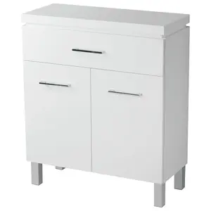 Тумба для ванной CERSANIT Komoda Olivia 70 см белый глянец S543-010-DSM