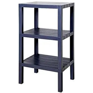 Полка Katex Decobella 3 полки, антрацит, 38×29×74 см