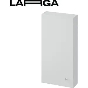 Навесной шкаф CERSANIT Larga 40 S932-003, настенный шкаф для ванной, серый