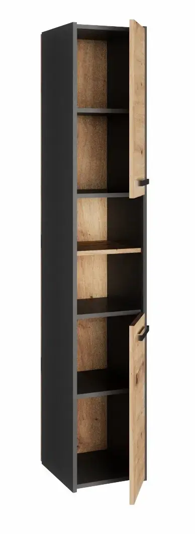 Topeshop S30 ANTRACYT/ARTISAN bathroom storage cabinet S30 ANTRACYT/ARTISAN Photo 2