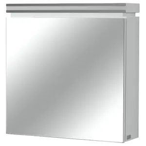 Навесной шкаф с зеркалом CERSANIT Olivia 56 см, белый глянец (S543-011)
