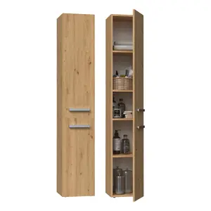 Topeshop NEL II ARTISAN шкафчик для ванной комнаты Дуб