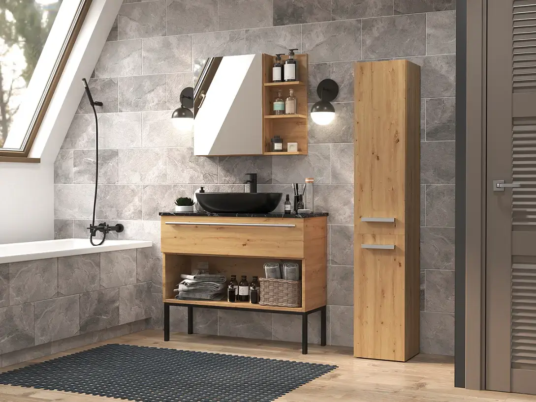 Topeshop NEL II ARTISAN bathroom storage cabinet NEL II ARTISAN Photo 2