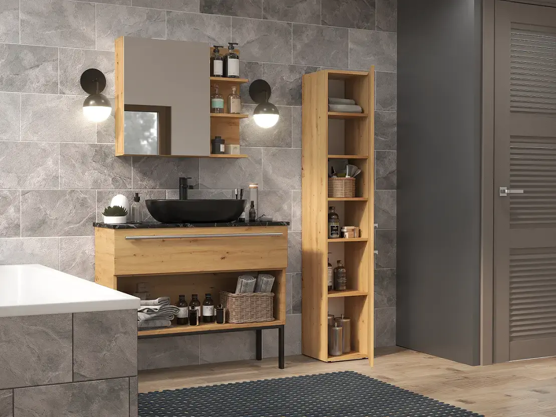 Topeshop NEL II ARTISAN bathroom storage cabinet NEL II ARTISAN Photo 5