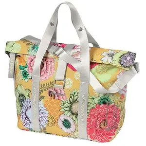 Basil trunk bag BLOOM FIELD HANDBAG KF-HOOK System, 8–11 L, honey yellow