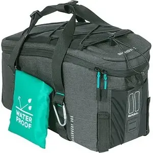 Сумка на багажник Basil Discovery 365D Trunkbag M 9L — водонепроницаемая, black melee