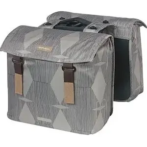 Сумка на багажник Basil ELEGANCE DOUBLE 40–49 л MIK System влагозащитная chateau taupe