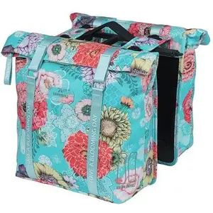 Велосумка-багажник Basil BASIL BLOOM FIELD DOUBLE 28–35L, MIK System, небесно-голубая