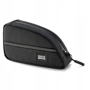 Frame Triangle Bag Rockbros 0.8 L — Black — compact bike frame storage