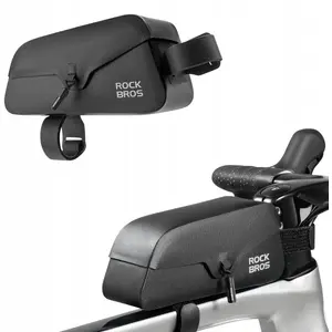 Bicycle Frame Bag RockBros 30120122002 0.9L with Magnetic Closure, Black