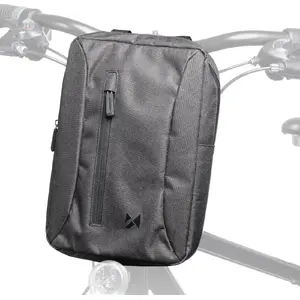 Handlebar Tablet Bike Bag Wozinsky — handlebar-mounted tablet bag with shoulder strap, grey