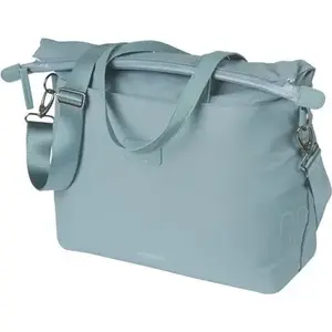 Basil commuter bicycle laptop bag MANHATTAN COMMUTER OFFICE, hook-on 12L, waterproof, Graphite Blue