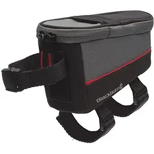 Велосумка Blackburn Local Top Tube, черно‑графитовая — компактная сумка на верхнюю трубу рамы