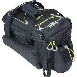 Сумка на багажник Basil MILES TARPAULIN TRUNKBAG XL PRO 9–36 л, 100% водонепроницаемая, black lime (без монтажной пластины)
