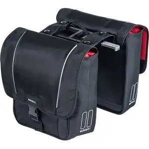 Двойная велосумка Basil Sport Design Double Pannier 32 л с системой MIK, чёрная
