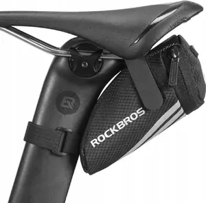 Saddle Bag RockBros 0.2L small under-seat storage for tools and small items, black