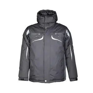 Men's Winter Jacket No name Ardon Philip Black-Grey XL, insulated outerwear, size XL