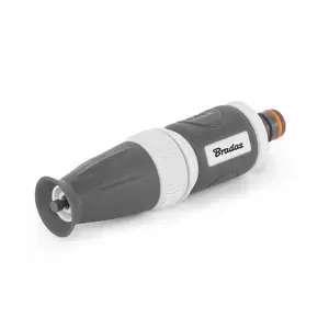 Nozzle, adjustable straight maxi for garden sprayers, BRADAS WL-S4711K, white