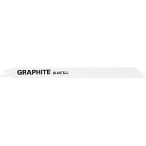 Полотна для сабельной пилы GRAPHITE 225 x 20 x 0,9 мм 6 TPI, 5 шт. (MPN 57H954)