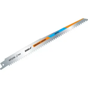 Полотна для сабельной пилы Dedra 225/200 мм для дерева и металла, BIM, 2 шт.