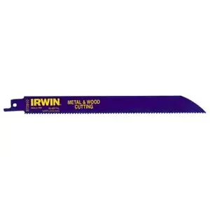 Полотно для сабельной пилы Irwin 810R 200 мм 10 зуб/дюйм для металла и дерева (MPN 10504157)