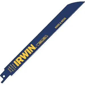 Reciprocating saw blade Irwin 150 mm, 10 TPI, for wood and metal, 2 pcs (10506427)