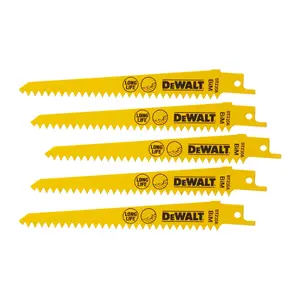 DeWALT DT2356-QZ полотно для лобзика/сабельной пилы Reciprocating saw blade 5 шт