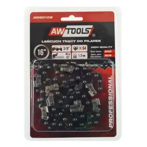 Chain for chainsaw AWTools 40 cm (16") 3/8" pitch 1.3 mm gauge 64 links AW80108