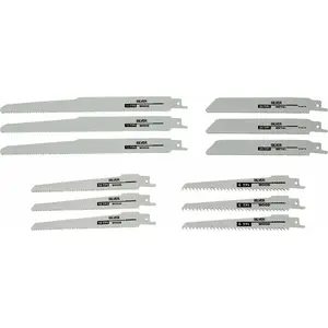 Saw blade set Silver 12 pcs for reciprocating saws, model 10787