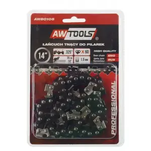 Цепь для бензопилы AWTools AW80105 — 35 см (14"), шаг .325", толщина 1,5 мм, 60 звеньев