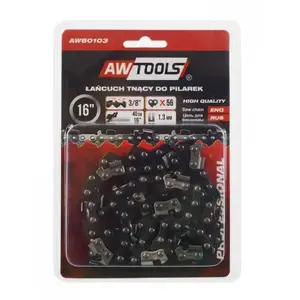 Chainsaw chain AWTools AW80103 — 40 cm (16") length, 3/8" pitch, 1.3 mm gauge, 56 links