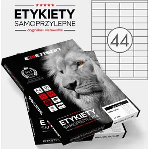 Лента EMERSON ETYK 52,5 x 25,4 мм, 100 шт., MPN eta4525x254w