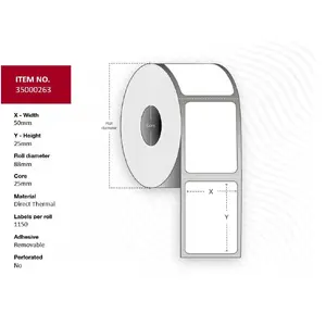 Capture 35000263 printer label White