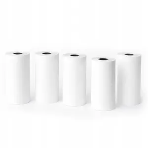 Self-adhesive White Paper Labels, LoveInstant, 5 rolls × 3.5 m (compatible with Instant X6 / S1 / Phomemo T02 / M02x)