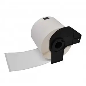 Etiķete Brother DK-11241 102 × 152 mm 200 gab. uz ruļļa melns uz balta