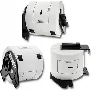 Label rolls Brother DK-11202 62 mm × 100 mm, 300 labels per roll, black on white